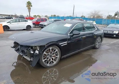 2025 Genesis G90 3.5T E-Sc from USA, damaged, VIN KMTFC4SDXSU051074